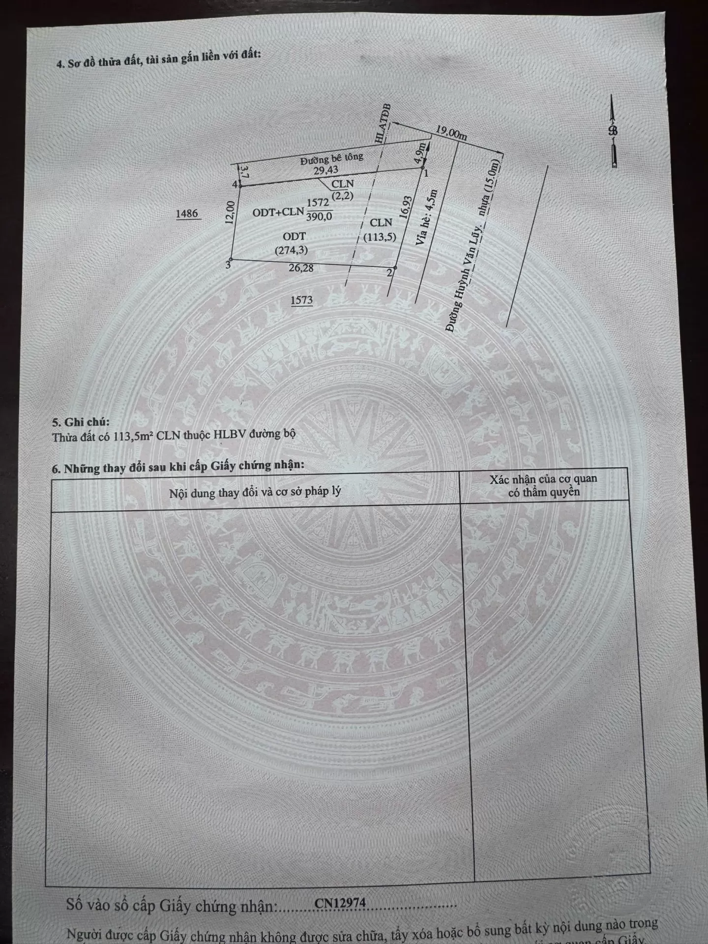 Bán đất lô góc 2 mặt tiền đường Huỳnh Văn Lũy Thủ Dầu Một 390m², thổ cư, kinh doanh tốt