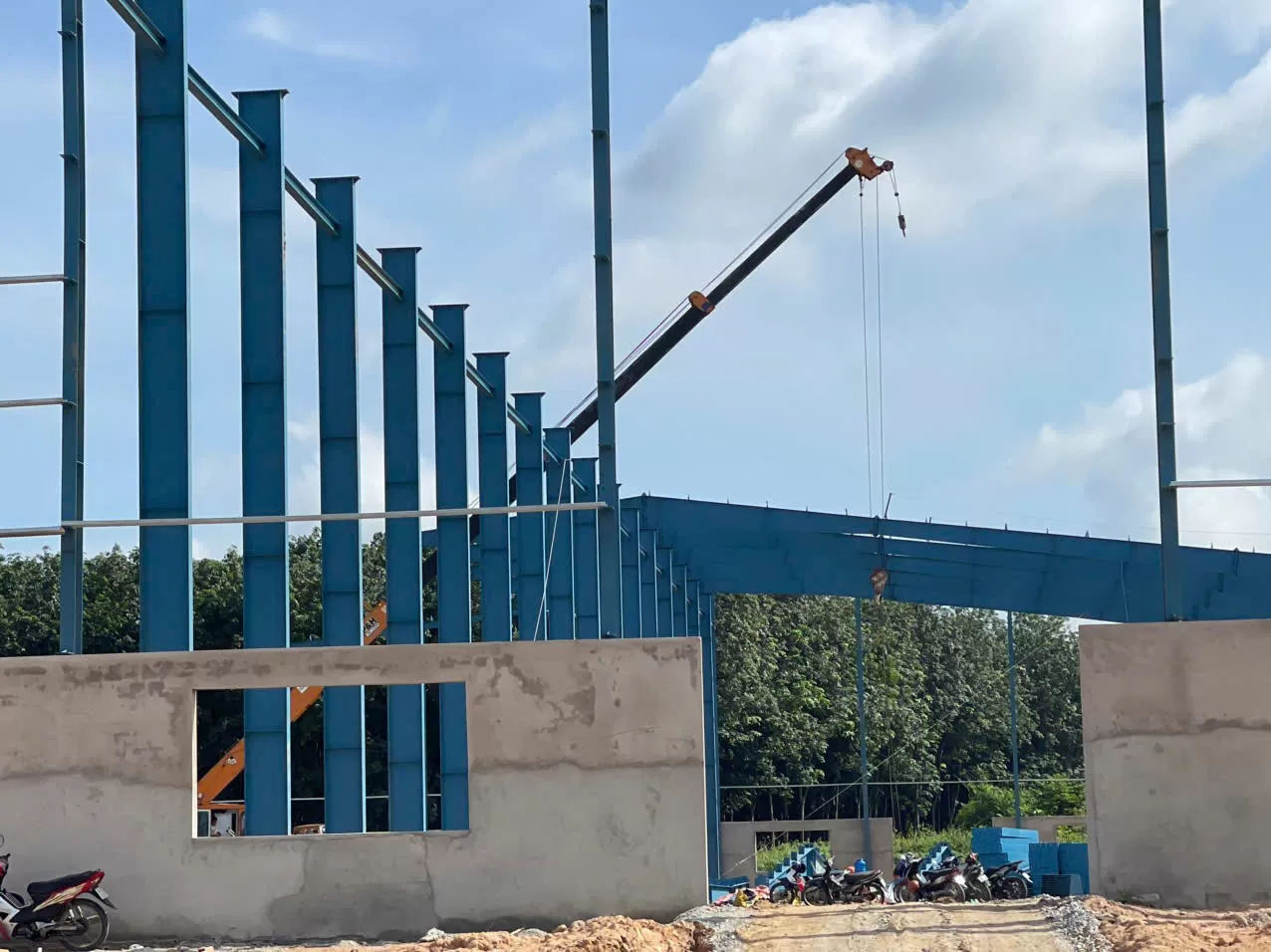 Cho Thuê 7.400m2 Nhà Xưởng Mới Tân Uyên Bình Dương Giấy Tờ Đầy Đủ